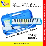 Bee 37-Key Melodica Pianica ToneC with PVC Hard Case #Bee #37Key #Melodica #Pianica #37460 #口风琴 #MelodicaPianica