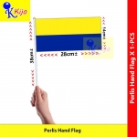Perlis Hand Flag Nylon Polyester Perlis Indera Kayangan Flag #PerlisFlag #BenderaTangan #玻璃市旗