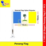 Pulau Pinang Spring Motor Bicycle Flag Pulau Pinang Pulau Mutiara #7493 #motorflag #bicycleflag #springflag #Q5 #槟城