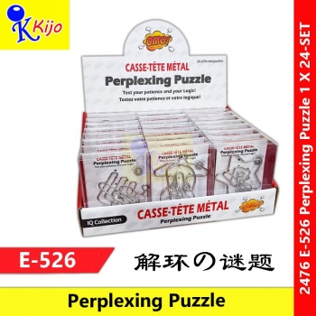 【24-SET】 Perplexing Puzzle Magic Holder Lock Game #Magic #PerplexingPuzzle #E526 #2476 #魔术解环 #解环谜题 #IQ #Game #Collection