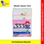 333 Bedsheet Blanket 100%Cotton Twin Queen Size Selimut Cover Tilam AAA Grade #8494 #333 #Single #Bedsheet #Blanket #床单