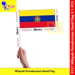 Wilayah Persekutuan Hand Flag Nylon Polyester Federal Territories Flag #WilayahFlag #BenderaTangan #聯邦直轄區旗 #9157