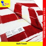 Kijo Bath Towel 100%Cotton Line Towel Swimming Beach Single Line Towel #TualaMandi #1009 #TW1009 #kijo #浴巾 #Bath #Towel