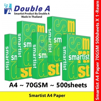 Smartist A4 Paper 70GSM 500sheets By Double A Product #KertasA4 #DoubleA #Smartist #A4 #白纸