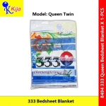 333 Bedsheet Blanket 100%Cotton Twin Queen Size Selimut Cover Tilam AAA Grade #8494 #333 #Single #Bedsheet #Blanket #床单