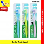 Darlie Toothbrush Easy Clean Value Pack Medium 1 X 3-PCS #Darlie #Toothbrush #8396