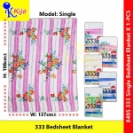 333 Bedsheet Blanket 100%Cotton Single Size Selimut Cover Tilam AAA Grade #8495 #333 #Single #Bedsheet #Blanket #床单 #被单