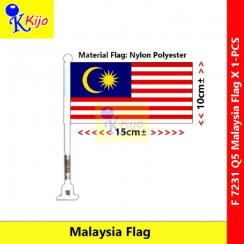 Malaysia Spring Motor Bicycle Flag Jalur Gemilang #7231 #motorflag #bicycleflag #springflag #Q5 #马来西亚