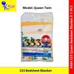 333 Bedsheet Blanket 100%Cotton Twin Queen Size Selimut Cover Tilam AAA Grade #8494 #333 #Single #Bedsheet #Blanket #床单