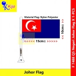 Johor Spring Flag Motor Bicycle Flag Johor Darul Tazim #7488 #Johor #motorflag #bicycleflag #springflag #Q5 #柔佛