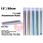 1762 30cm Kijo Aluminium Ruler