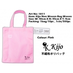 1811 Kijo Non Woven Bag Woven-Pink