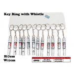 4993 Key Ring with Whistle