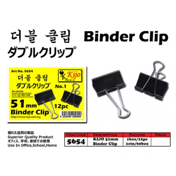 5654 KIJO 51mm Binder Clip