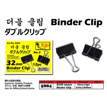 5884 KIJO 32mm Binder Clip