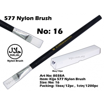 8038A KIJO 577 Nylon Brush No: 16