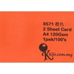 8571 Kijo Two Sheet Card ( Orange ) 