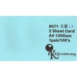 8571 Kijo Two Sheet Card ( Sky Blue ) 