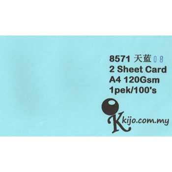 8571 Kijo Two Sheet Card ( Sky Blue ) 