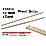 8733 KIJO 100cm,39inch,1Yard Wood Ruler