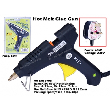 8908 KIJO 60W Hot Melt Glue Gun