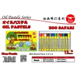 8946 KIJO 12 Colour Oil Pastels