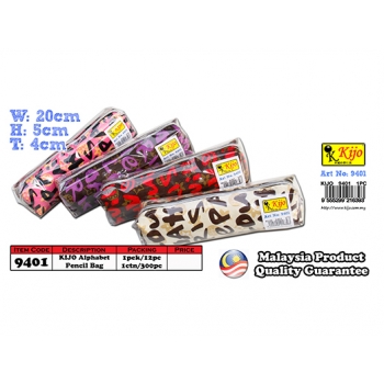 9401 KIJO Alphabet Pencil Bag