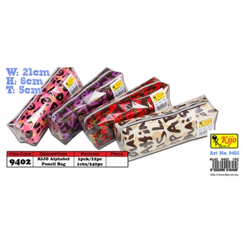 9402 KIJO Alphabet Pencil Bag