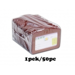 9541 KIJO PVC Leather Name Badge - Black