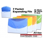A1340L Shuter A4size 7 pocket Expanding File
