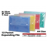 A317 Shuter 13 pocket Expanding File