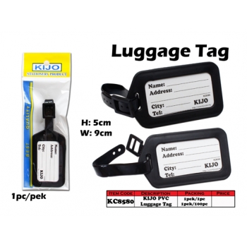 KC8580 KIJO PVC Luggage Tag
