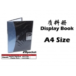 N20AY Shuter 20 pocket Display Book