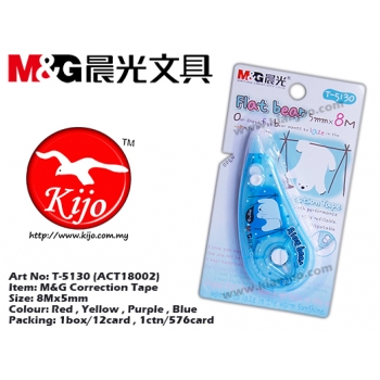 T-5130 (ACT18002) M&G Correction Tape Blue
