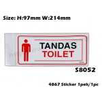 4867 Signs Sticker