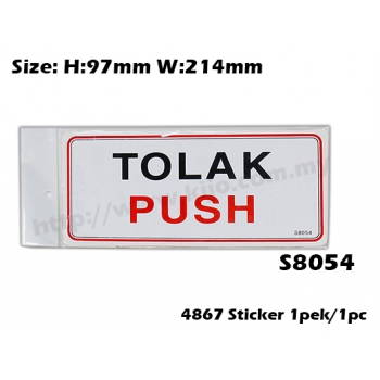4867 Signs Sticker