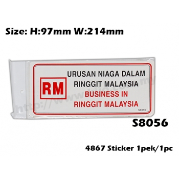 4867 Signs Sticker