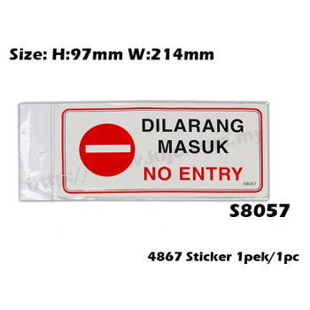 4867 Signs Sticker