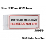 4867 Signs Sticker