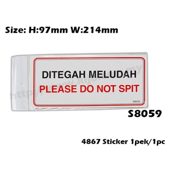 4867 Signs Sticker