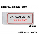 4867 Signs Sticker