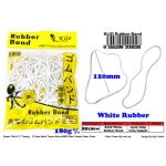 RB180W Kijo 180g Postman White Rubber Band