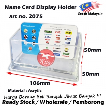 Transparent Acrylic Name Card Display Holder 2075