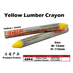 4364 Task Yellow Lumber Crayon - Yellow