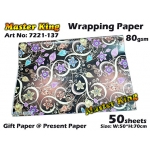 7221 Master King Wrapping Paper Design: 137