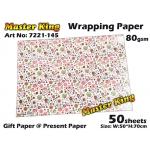 7221 Master King Wrapping Paper Design: 145