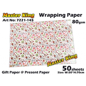 7221 Master King Wrapping Paper Design: 145