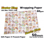 7221 Master King Wrapping Paper Design: 148