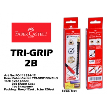 FC-111824-12 Faber-Castell TRI-GRIP PENCILS