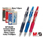 GP-8630 0.5mm M&G Gel Ink Pen - Red